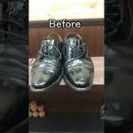 ♯4靴磨き屋のビフォー＆アフター#Shorts