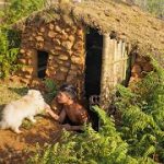 Build Underground Hobbit House With Primitive Skills  – Part 1