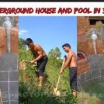 Built underground house and pool in 31 Days?..//@Survival Skills Asia //#shorts #ytshorts #short