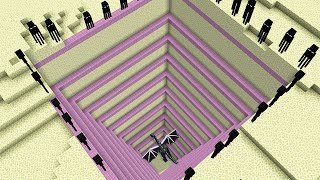 ENDERMAN FOUND UNDERGROUND DRAGON HOUSE IN MINECRAFT Noob vs Pro Battle