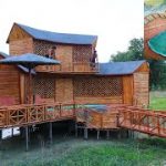 [End] Build A Luxurious Two Story Bamboo Resort House And Swimming Pool, Aquarium Using Hand Tools