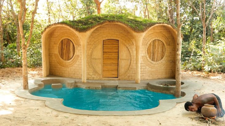 [ Full Video ]  Building Hobbit Villa House , Find Groundwater and Swimming Pool With Décor Room