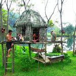 How To Build Amazing Swiming Pool Monkey Around The Secret Underground House | Primitive Skills