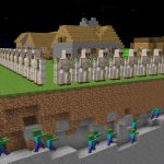 Minecraft DONT ENTER FORBIDDEN ZOMBIE CAVE UNDERGROUND GOLEM MOD / DANGEROUS HOUSE ! Minecraft Mods