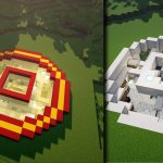 Minecraft | How to build Copper coin underground house 銅幣地下屋 #23｜Rookie CubeYu