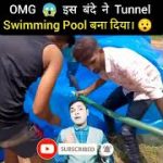 OMG ? इस बंदे ने Tunnel Swimming pool बना दिया | #Shorts |@Mr.indian Hacker @Crazy XYZ