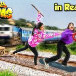 Playing SUBWAY SURFERS Game in Real life *Gone Wrong* ??