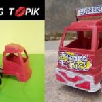cara modif miniatur truk plastik bosok jadi truk oleng trending topik mbois M18#trukoleng