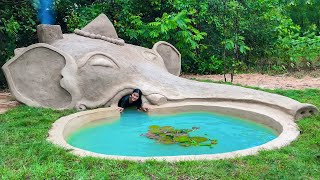 Amazing 7 Days How I Build (2Million R) Complete Underground Elephant House And Warm Survival