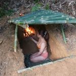 Building Warm Survival Shelter Underground, Bushcraft Hut | Solo Bushcraft & Camping Ep.56