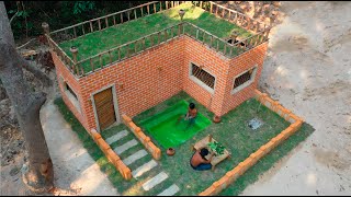 [ Full Video ] 69Days Building Underground House And Swimming Pool with Decoration Room