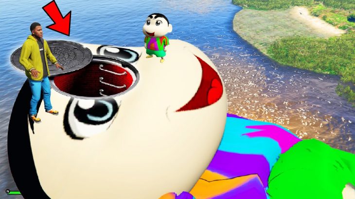 GTA 5 : Franklin Enter Inside Secret Bunker Of Shinchan’s Head In GTA 5 ! (GTA 5 mods)