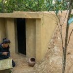 Girl Build The Most Amazing Under Earth Home by Ancient Skills