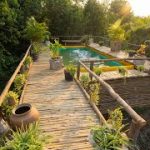 Girl Living Off Grid, Building The Most Beautiful Bamboo Swimming Pool