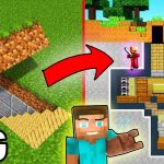 I Build a Secret Underground House In Minecraft  But Villagers ??