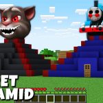 I found PYRAMID TEMPLE OF TALKING TOM EXE AND THOMAS TANK EXE in Minecraft – Gameplay – Coffin Meme