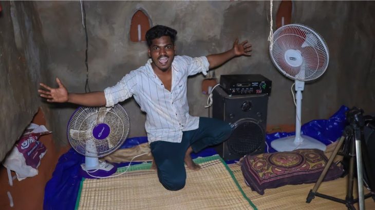 இதுக்குள்ள ஒரு நாள் இருக்க முடியுமா..? Living 24 Hours My Secret Underground House …