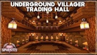 Making a villagers underground house | Minecraft #3
