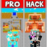 Minecraft Battle: UNDERGROUND HOUSE BUILD CHALLENGE – NOOB vs PRO vs HACKER vs GOD Animation