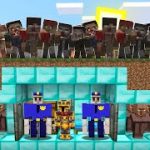 Minecraft DON’T ENTER UNDERGROUND HOUSE BUNKER WITH DIAMOND MOD !! DANGEROUS ZOMBIE ! Minecraft Mods