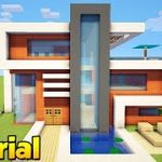 Minecraft Tutorial: How to Build a Modern Underground House – Easy #2 #minecraft #buildhouse