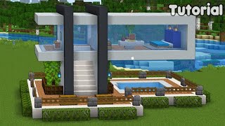 Minecraft tutorial HOW TO BUILD A Morden Underground House — part 1