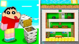 SHINCHAN UNDERGROUND HOUSE!!! | MINECRAFT