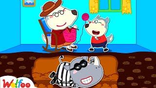 Wolfoo, Who’s Underground? Wolfoo Being at Home Alone With Grandma – Kids Safety Tips| Wolfoo Family