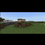 how to make underground house in minecraft