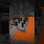 underground house on lava #minecraft #shorts #minecraftbuilds