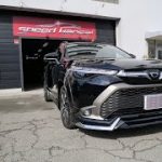 トヨタ カローラクロス モデリスタ アティチュードブラックマイカ磨き&ファインラボセラミックコーティング二層&ウィンドウフィルム断熱シルフィード施工/スピード関西