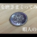 【暇人の極み】100円の桜を鏡面仕上げに磨きました。