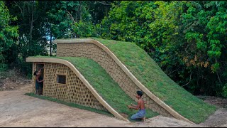 26Days Building House with Decoration Underground Living Room