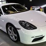 ポルシェ718ケイマン/ABA-982H1/ホワイトソリッド/登録～4年磨き&ハイモースコートザ・ネオ（超撥水）施工/スピード関西