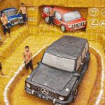 90 Days Build Secret Modern Underground House With Super Car Mercedes-AMG G63