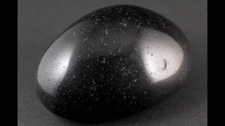 居辺産十勝石 原石 磨き 98g / Japanese Obsidian