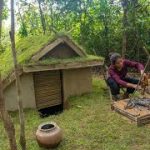Build The Most Lovely Underground Earth Shelter by Ancient Skill in Tropical Rainforest