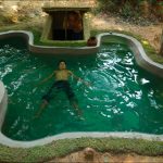 Building Cave Platinum Underground Swimming Pool With Underground Private Living Room