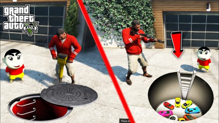 I Found A New SECRET UNDERGROUND BASE ROOM Under Franklin house.. (GTA 5 Mods) | JNK GAMER