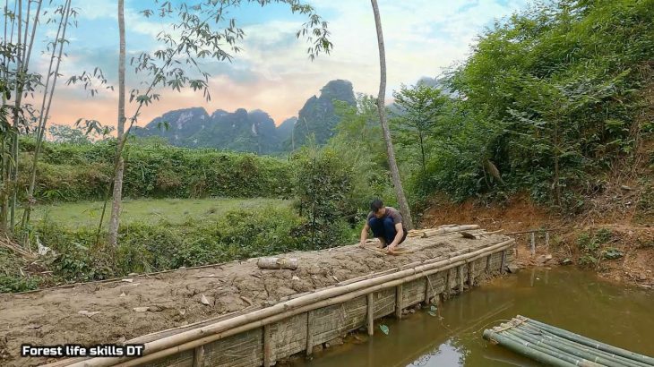 Make wooden oars, Upgrade and strengthen the water dam – Build a life | Ep.202
