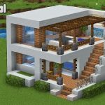 Minecraft Tutorial: How to Build a Modern Underground House – Easy #15