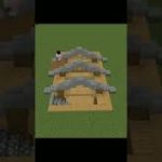 Minecraft underground house build ??#shorts