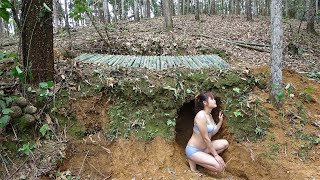 OFF GRID LIVING – Dig Underground House, Bushcraft Shelter Underground | Bushcraft Life Ep.16