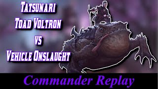 Tatsunari Toad Voltron vs Greasefang Vehicles, Lathiel, Scarab God | MTG EDH Gameplay