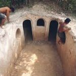 Temple underground House and water slide swimming pools |Survival Builders