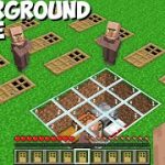 Why DID ALL VILLAGERS MOVE TO THIS UNDERGROUND HOUSE in Minecraft ? SECRET UNDERGROUND BASE !