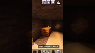 how to make tiny underground house in Minecraft#shorts