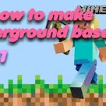 how to make underground house //porex gamer//
