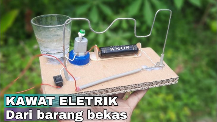 membuat mainan seru kawat listrik elektrik dari barang bekas