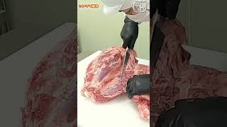 プロの包丁捌き！牛肉肉磨き #シンタマ #ともさんかく #はばき #しんしん #かめのこ #shorts